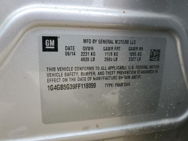 1G4GB5G39FF118099 Buick Lacrosse
