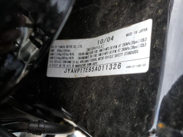 2005 YAMAHA XV1700 A JYAVP17E95A011326