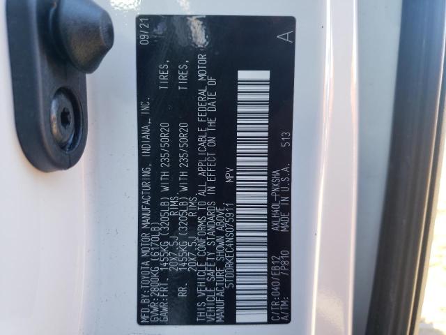 5TDDRKEC4NS075911 2022 TOYOTA SIENNA - Image 14