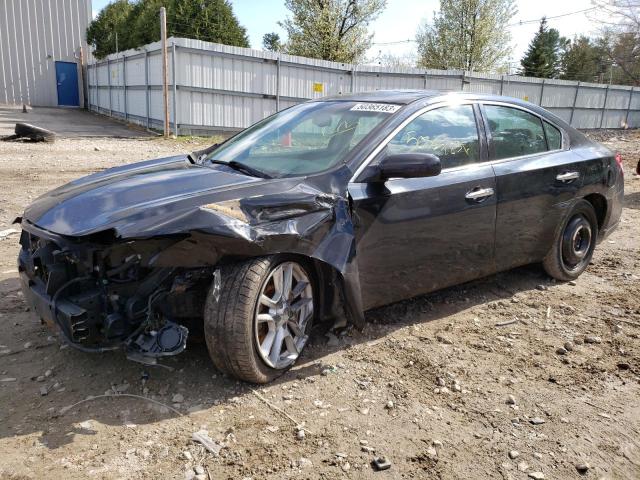 Salvage cars for sale from Copart Mendon, MA: 2011 Nissan Maxima S