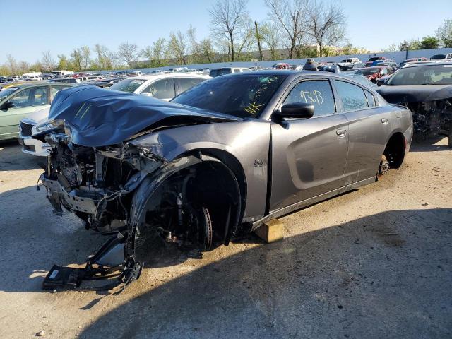 DODGE CHARGER R/ 2018 gray  gas 2C3CDXCT1JH260375 photo #1