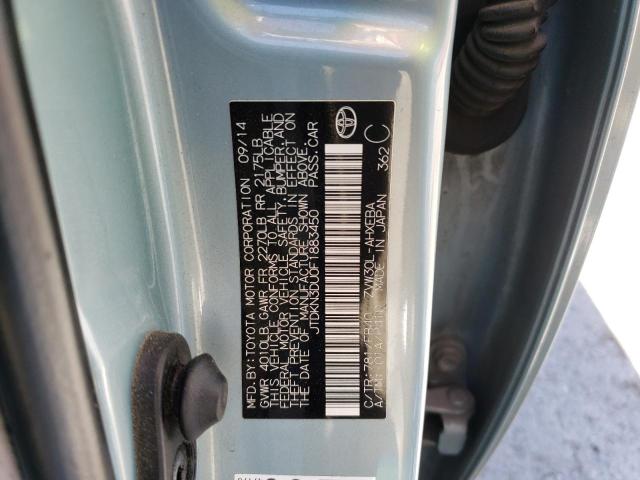 JTDKN3DU0F1883450 Toyota PRIUS