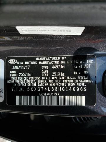5XXGT4L33HG146969 KIA Optima Lx