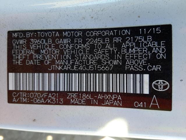 2016 TOYOTA SCION IM - JTNKARJE4GJ515667