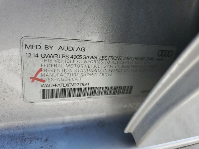 WAUFFAFLXFN027991 2015 AUDI A4, photo no. 13