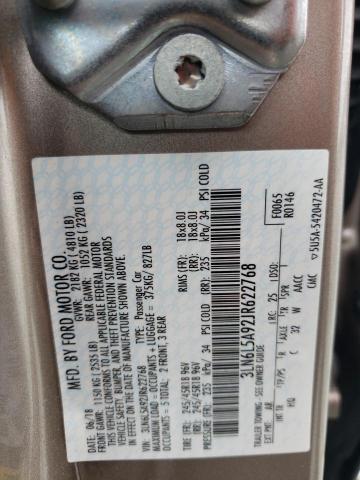 2018 LINCOLN MKZ PREMIE 3LN6L5A92JR622768