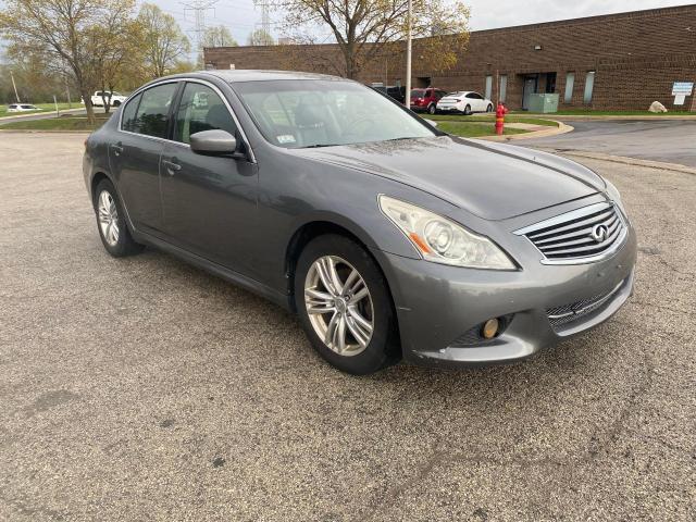Salvage cars for sale from Copart Wheeling, IL: 2013 Infiniti G37