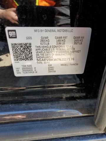 2022 BUICK ENCLAVE PR - 5GAEVBKW7NJ117176