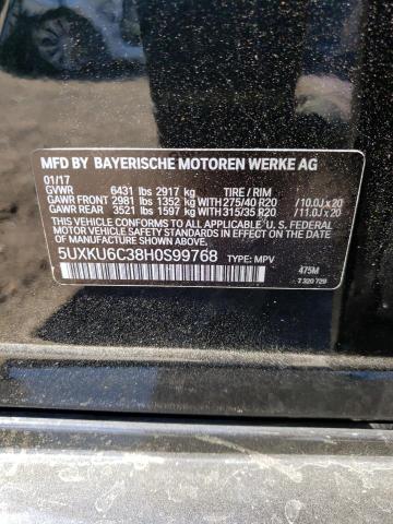 2017 BMW X6 XDRIVE5 - 5UXKU6C38H0S99768