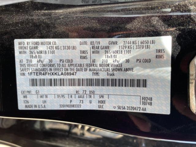 1FTER4FHXKLA08947 Ford RANGER XL