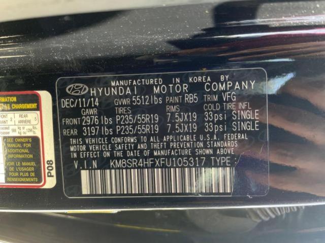 2015 HYUNDAI SANTA FE G - KM8SR4HFXFU105317