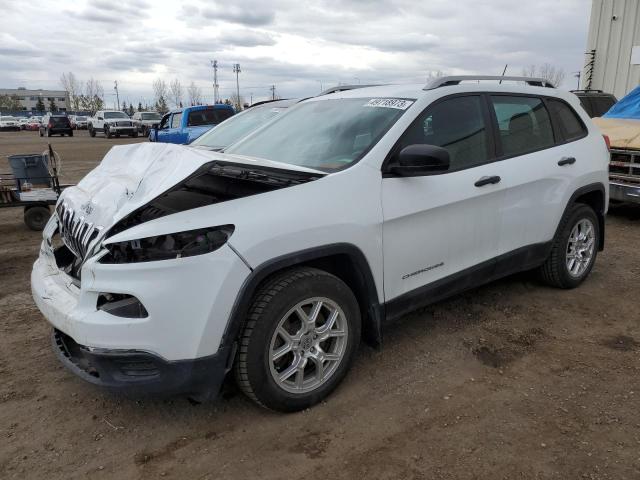 Jeep salvage cars for sale: 2014 Jeep Cherokee Sport