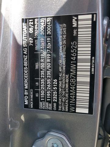 W1N4M4GB7MW146525 Mercedes-Benz GLB 250