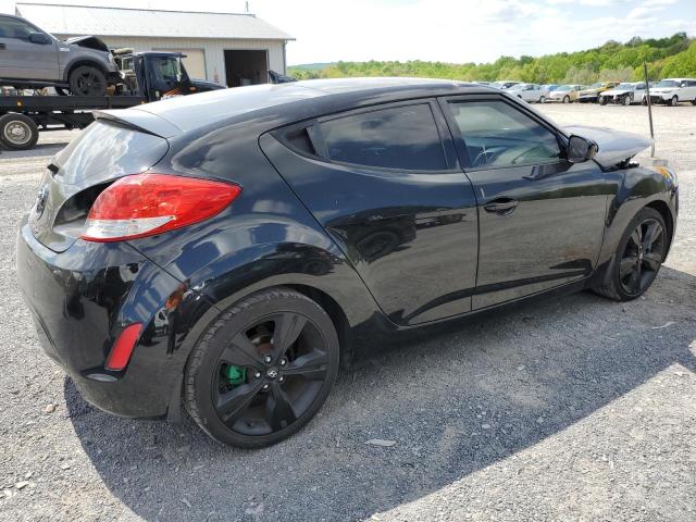 VIN: KMHTC6AD6GU300052 Auction: COPART Lot: 49571783 Location: PA - YORK HAVEN KMHTC6AD6GU300052 HYUNDAI VELOSTER 2016 BLACK Photo 3