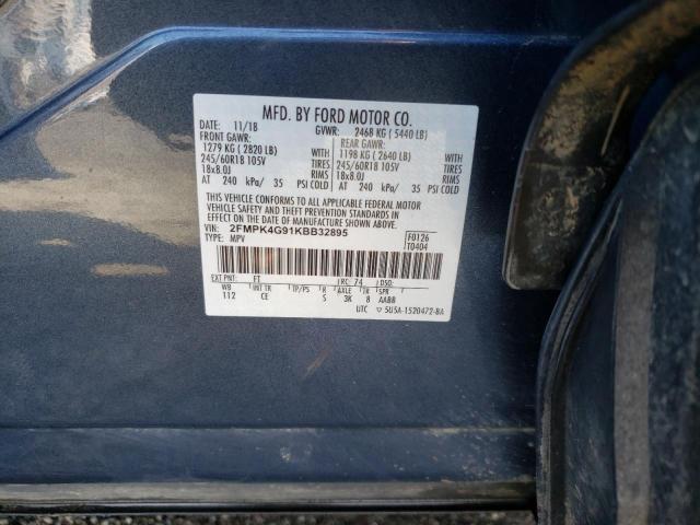 2019 FORD EDGE SE - 2FMPK4G91KBB32895