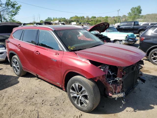 VIN 5TDHBRCHXLS505564 2020 Toyota Highlander, Hybri... no.4