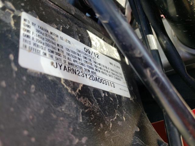 2013 YAMAHA YZFR1 C JYARN23Y2DA003113