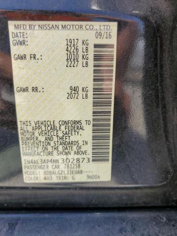 1N4AL3AP4HN302873 Nissan ALTIMA 2.5