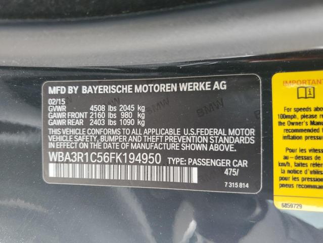 WBA3R1C56FK194950 BMW 435 I