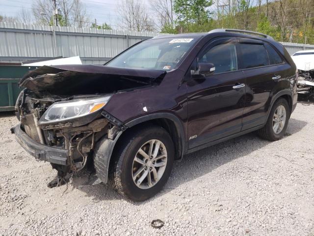 Lot #2516704989 2014 KIA SORENTO LX salvage car