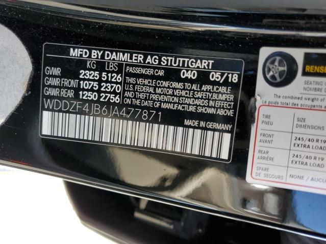WDDZF4JB6JA477871 Mercedes-Benz E 300