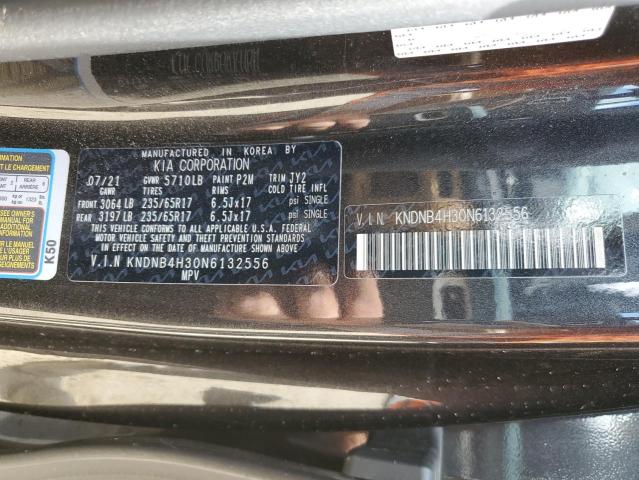 KNDNB4H30N6132556 KIA Carnival Lx