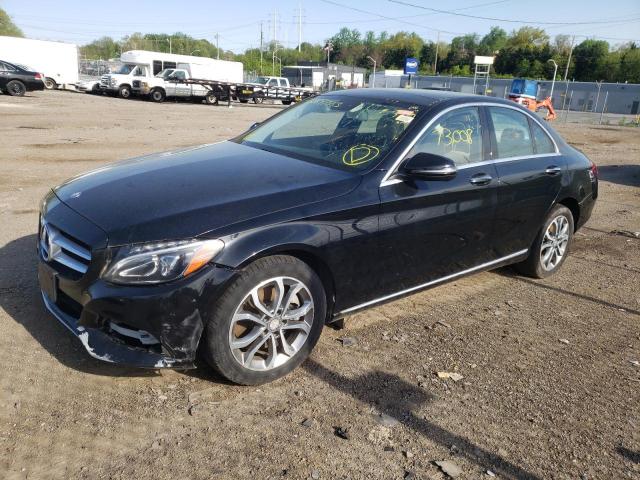 Salvage cars for sale from Copart Baltimore, MD: 2016 Mercedes-Benz C 300 4matic