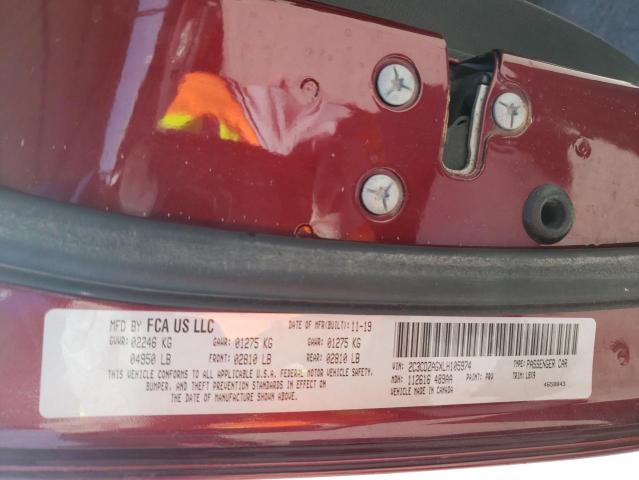2C3CDZAGXLH105974 Dodge Challenger Sxt