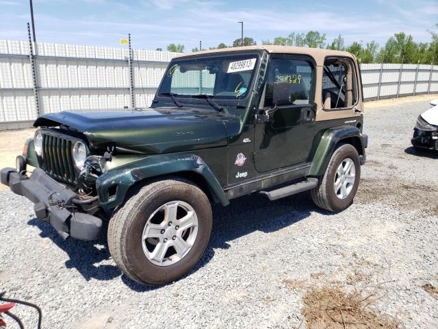 Jeep Wrangler salvage cars for sale: 1998 Jeep Wrangler / TJ Sahara