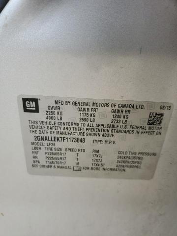 2015 CHEVROLET EQUINOX L - 2GNALLEK7F1173848