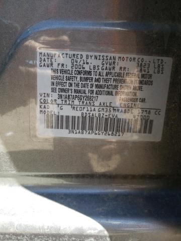 3N1AB7AP6GY268217 Nissan SENTRA S