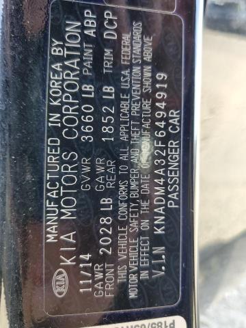 KNADM4A32F6494919 KIA RIO LX