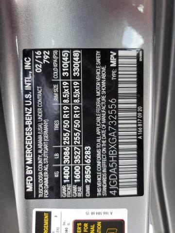 4JGDA5HBXGA732556 Mercedes-Benz Gle 350 4matic