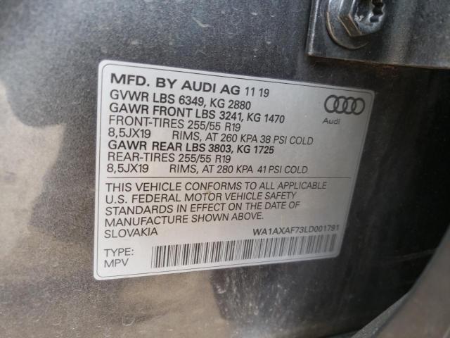 VIN WA1AXAF73LD001791 2020 Audi Q7, Premium no.12