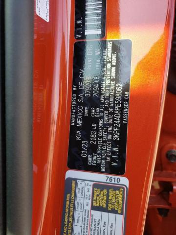 3KPF24AD8PE598062 KIA FORTE LX