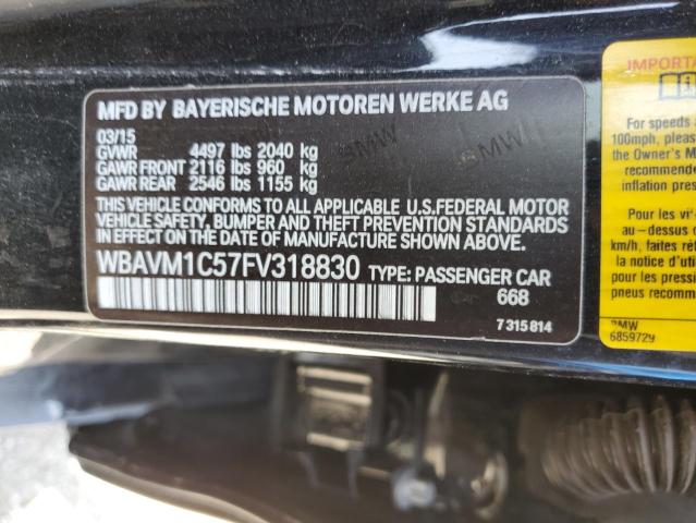 WBAVM1C57FV318830 BMW X1 Sdrive28i