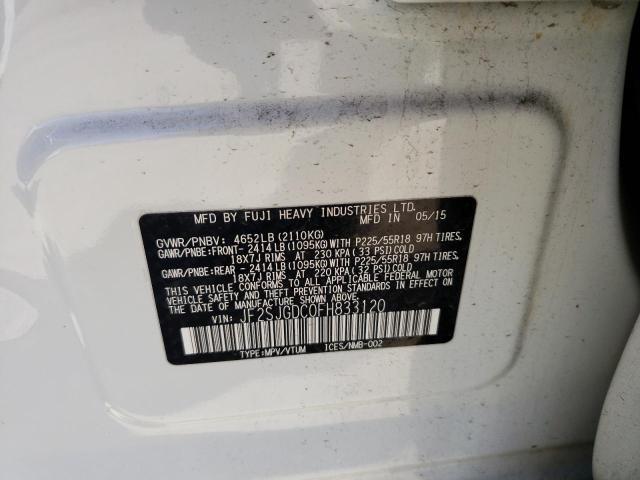 JF2SJGDC0FH833120 Subaru Forester 2.0xt Premium