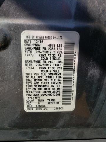 JN8AT2MV2HW013908 Nissan ROGUE S