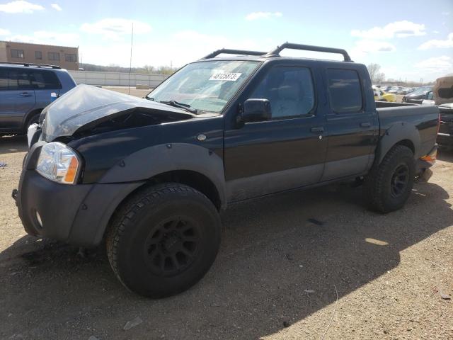 Salvage cars for sale from Copart Kansas City, KS: 2001 Nissan Frontier Crew Cab XE