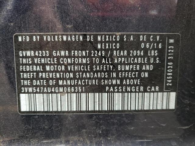 2016 VOLKSWAGEN GTI S/SE - 3VW547AU4GM066351