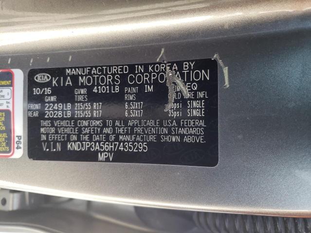 KNDJP3A56H7435295 KIA SOUL +