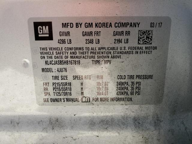 KL4CJASB5HB167818 Buick Encore Preferred
