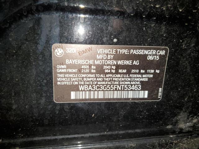 WBA3C3G55FNT53463 BMW 320 I Xdrive