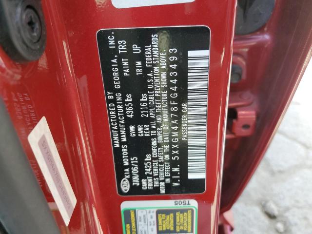 5XXGM4A78FG443493 KIA Optima Lx