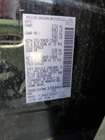 2022 INFINITI QX60 SENSO - 5N1DL1GS9NC336866