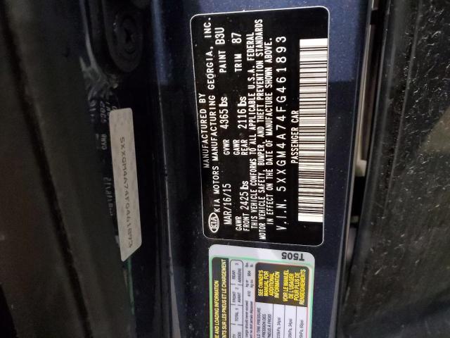 5XXGM4A74FG461893 KIA Optima Lx