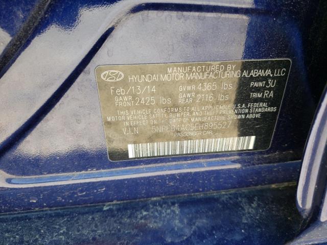 5NPEB4AC5EH895527 | 2014 HYUNDAI SONATA GLS