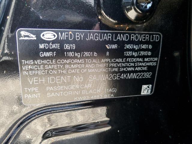 2019 JAGUAR XJL SUPERC - SAJWA2GE4KMW22392