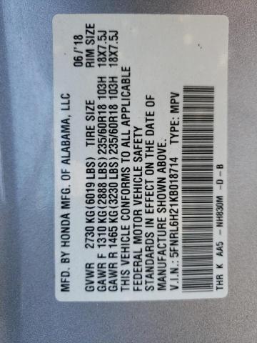 2019 HONDA ODYSSEY LX - 5FNRL6H21KB018714