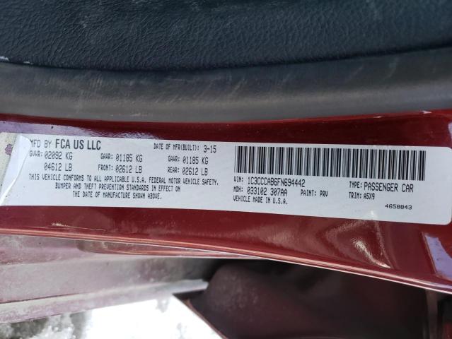 2015 CHRYSLER 200 LIMITE - 1C3CCCAB6FN694442